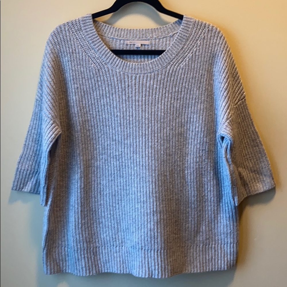 ✨NEW✨GAP OVERSIZED HEATHER GREY/GRAY WOOL SWEATER